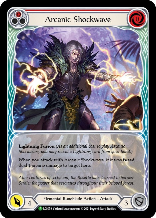 Image for Arcanic Shockwave (Red) (Extended Art) - LGS079 (Flesh and Blood: Promo Cards) (LGS079) - Flesh and Blood TCG