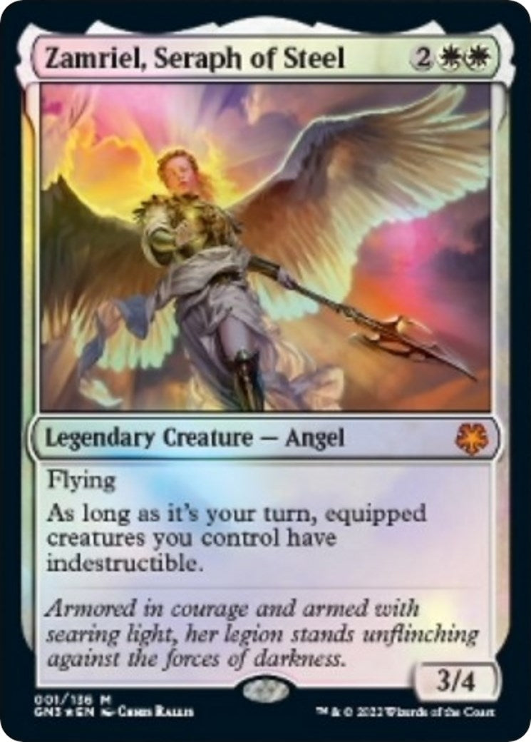 Image for Zamriel, Seraph of Steel (Magic Game Night: Free-For-All) (1) - Magic: The Gathering