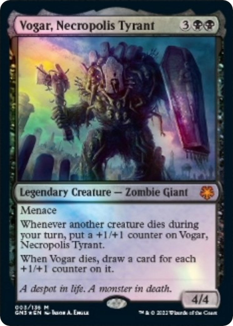 Image for Vogar, Necropolis Tyrant (Magic Game Night: Free-For-All) (3) - Magic: The Gathering