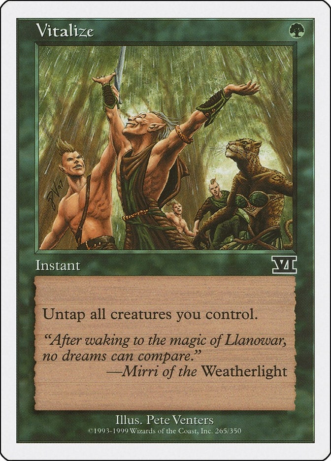 Image for Vitalize (Classic Sixth Edition) (265) - Magic: The Gathering