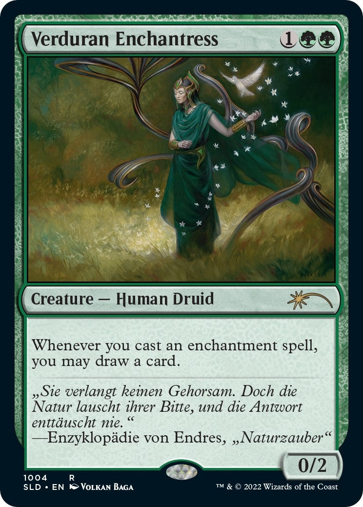 Image for Verduran Enchantress (Secret Lair Drop Series) (1004) - Magic: The Gathering