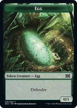 Image for Egg // Angel Double-Sided Token (Double Masters 2022) (16 // 3) - Magic: The Gathering
