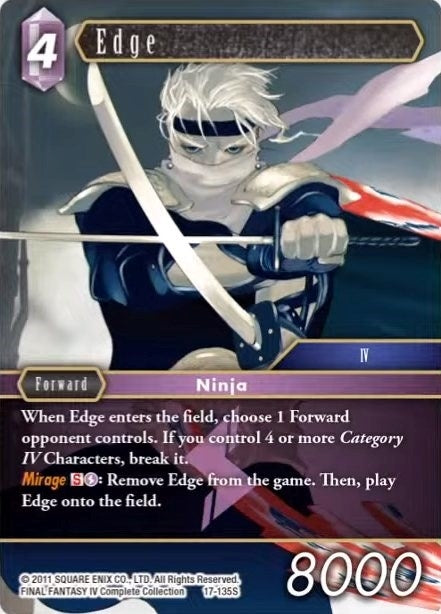 Image for Edge (Rebellion's Call) (17-135S) - Final Fantasy TCG