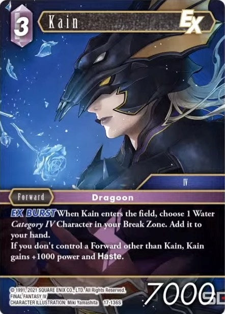 Image for Kain EX (Rebellion's Call) (17-136S) - Final Fantasy TCG
