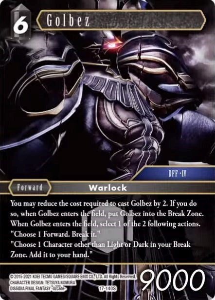 Image for Golbez (Rebellion's Call) (17-140S) - Final Fantasy TCG