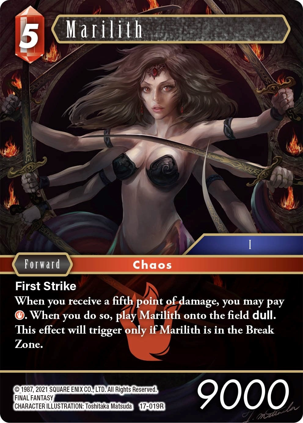 Image for Marilith (Rebellion's Call) (17-019R) - Final Fantasy TCG