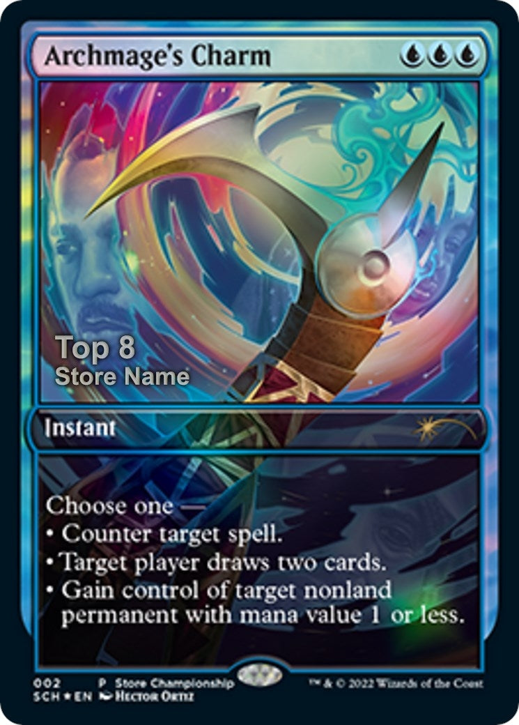 Image for Archmage's Charm (Top 8) (Game Day & Store Championship Promos) (2) - Magic: The Gathering