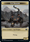 Image for Cat Dragon // Soldier Double-Sided Token (Double Masters 2022) (19 // 7) - Magic: The Gathering
