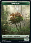 Image for Saproling // Angel Double-Sided Token (Double Masters 2022) (17 // 3) - Magic: The Gathering
