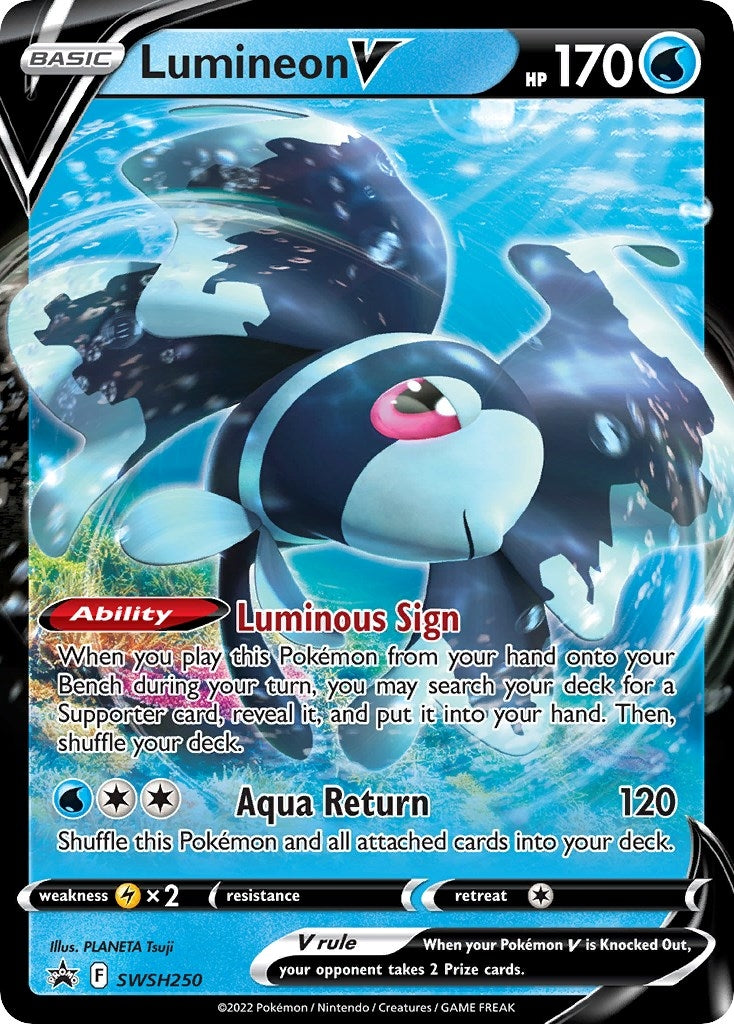 Image for Lumineon V - SWSH250 (SWSH: Sword & Shield Promo Cards) (SWSH250) - Pokemon