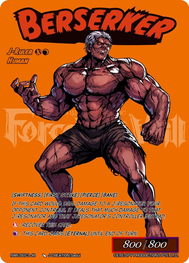 Image for Extract of the Fire Moon // Berserker (Secret) (A New World Emerges) (NWE-SEC3 JR) - Force of Will