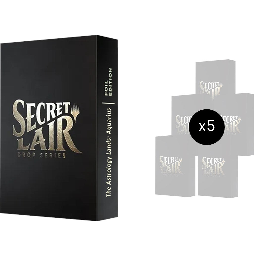Image for Secret Lair Drop: Astrology Lands (Aquarius) Bundle - Traditional Foil Edition - Magic: The Gathering