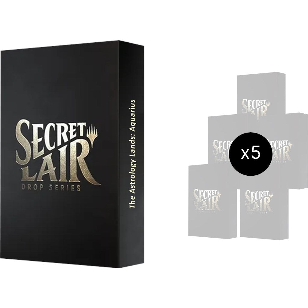 Image for Secret Lair Drop: Astrology Lands (Aquarius) Bundle - Non-Foil Edition - Magic: The Gathering
