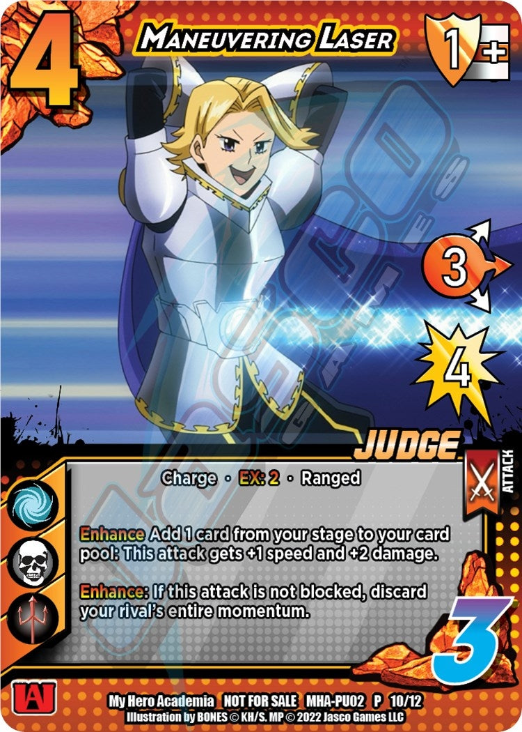 Image for Maneuvering Laser (Plus Ultra Pack 2 Judge) (UniVersus: My Hero Academia Promo Cards) (MHA-PU02 P 10/12) - UniVersus