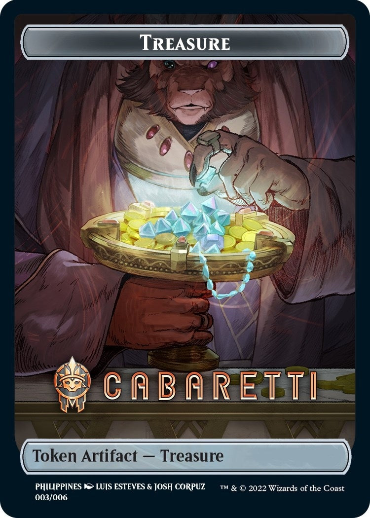 Image for Treasure Token (Cabaretti) [SEA Exclusive] (Streets of New Capenna) (003/006) - Magic: The Gathering