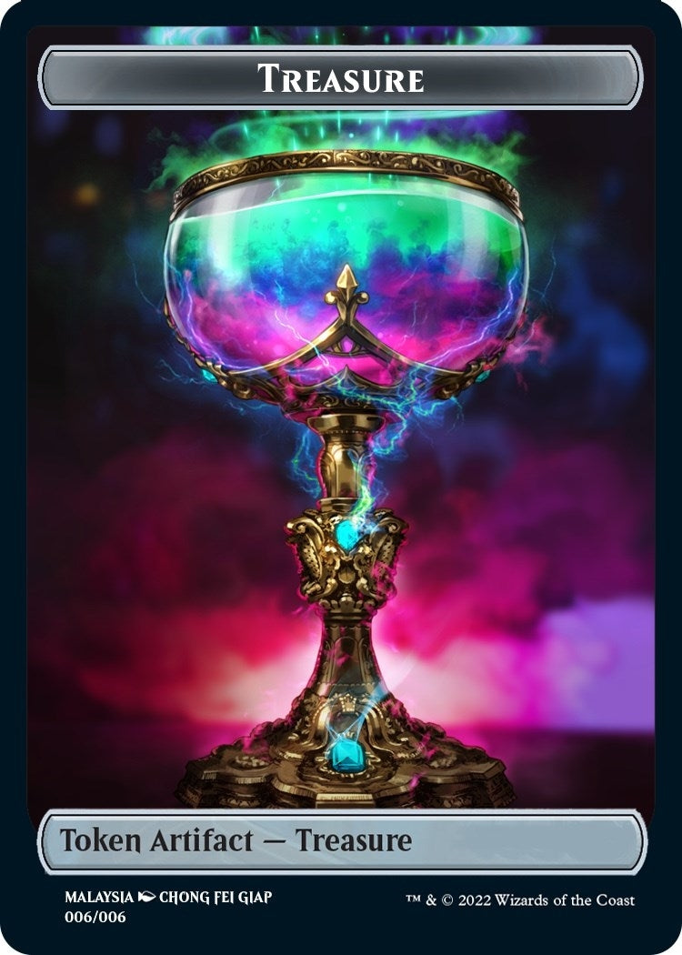 Image for Treasure Token [SEA Exclusive] (Streets of New Capenna) (006/006) - Magic: The Gathering