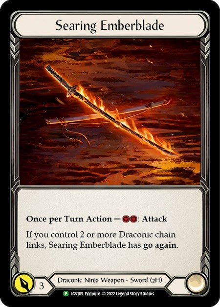 Image for Searing Emberblade - LGS105 (Flesh and Blood: Promo Cards) (LGS105) - Flesh and Blood TCG