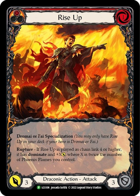 Image for Rise Up - LGS106 (Flesh and Blood: Promo Cards) (LGS106) - Flesh and Blood TCG