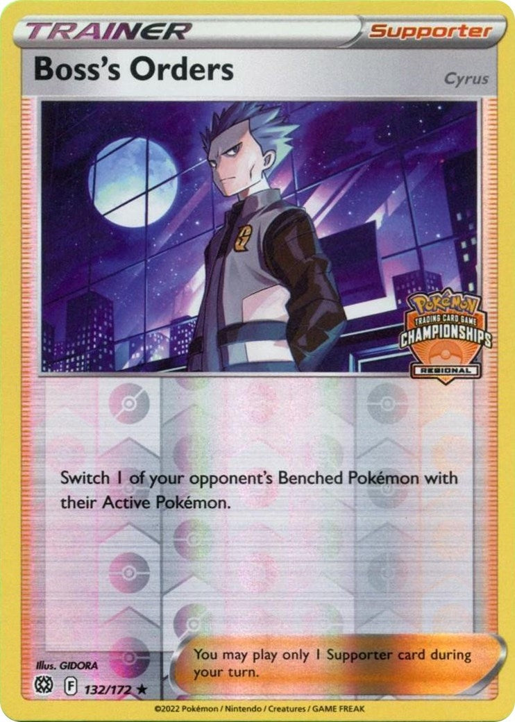 Image for Boss's Orders - 132/172 (Regional Championships) (League & Championship Cards) (132/172) - Pokemon