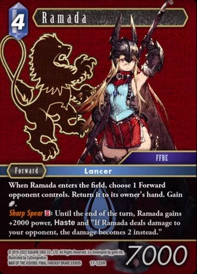 Image for Ramada (Rebellion's Call) (17-125R) - Final Fantasy TCG