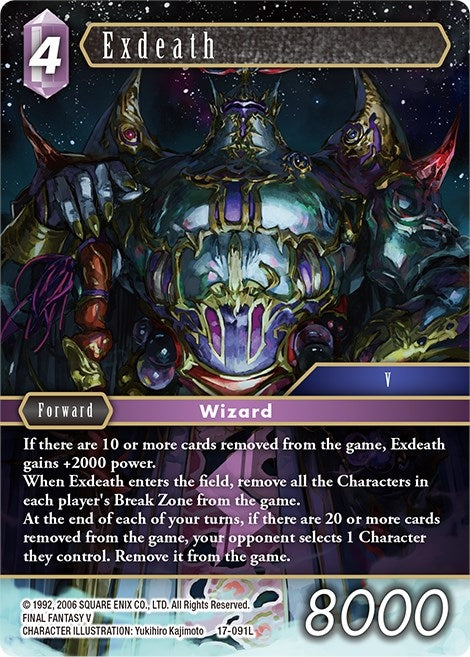 Image for Exdeath (Rebellion's Call) (17-091L) - Final Fantasy TCG