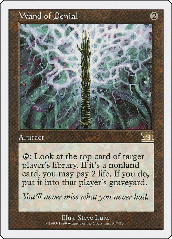 Image for Wand of Denial (Classic Sixth Edition) (317) - Magic: The Gathering