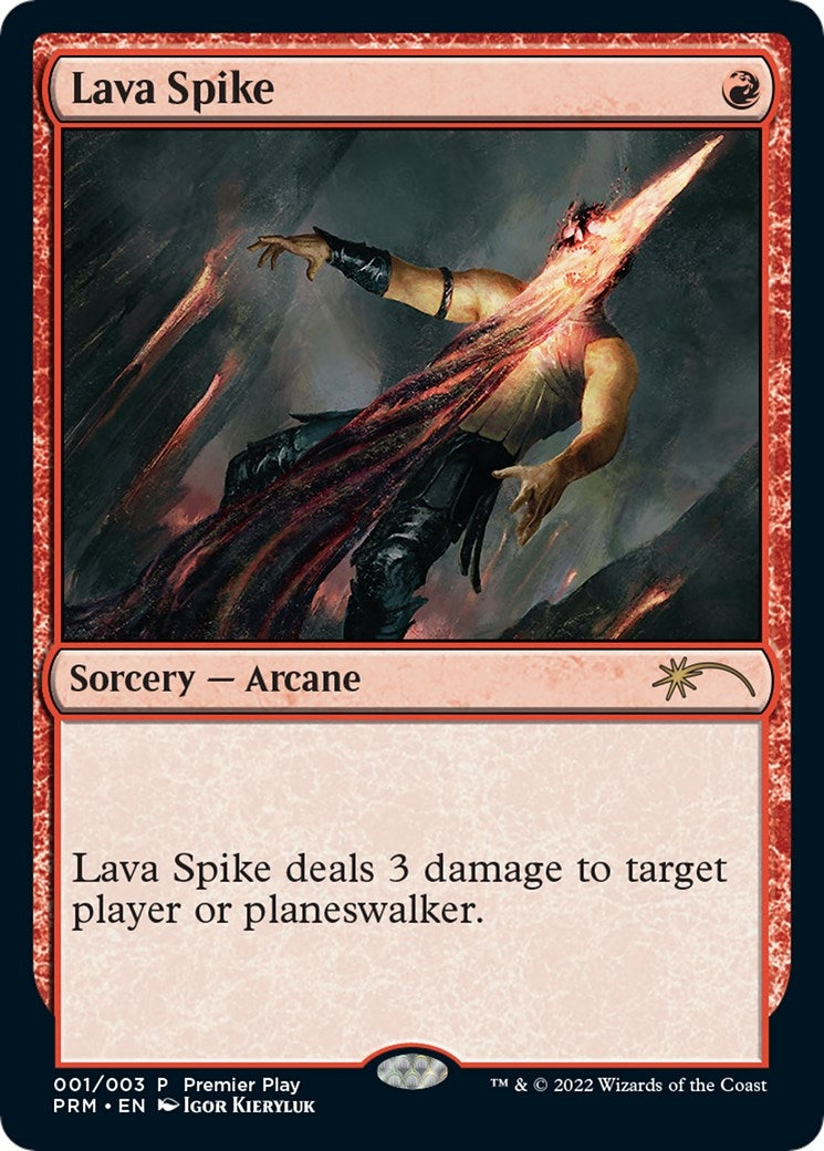 Image for Lava Spike (Pro Tour Promos) (1) - Magic: The Gathering