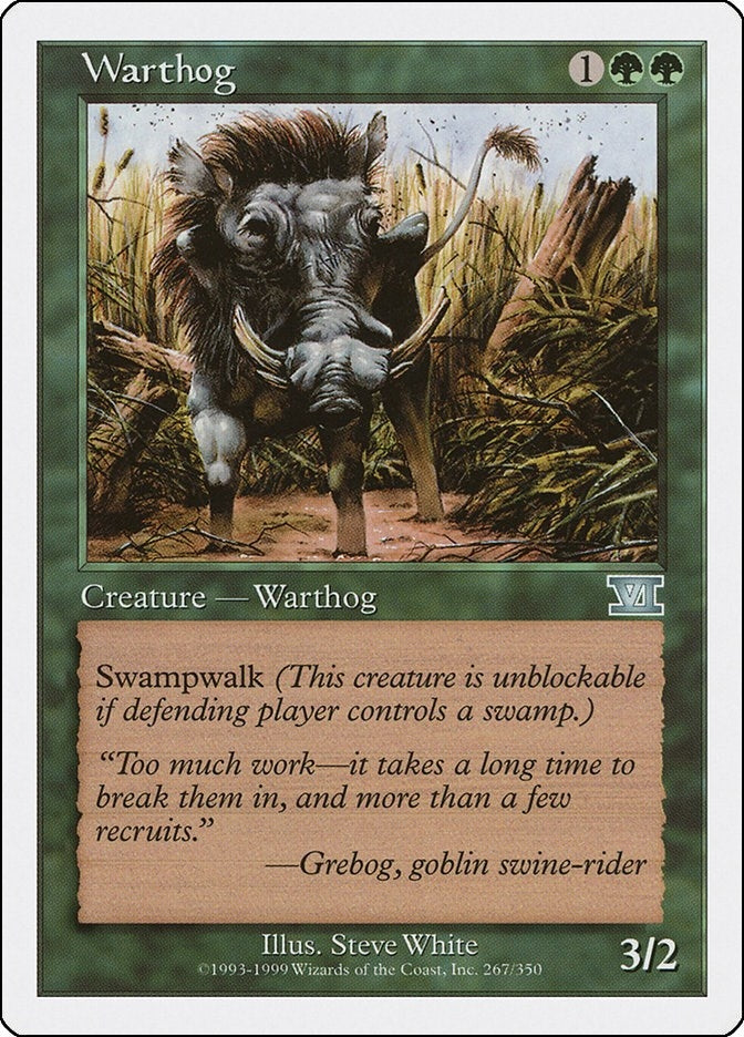 Image for Warthog (Classic Sixth Edition) (267) - Magic: The Gathering
