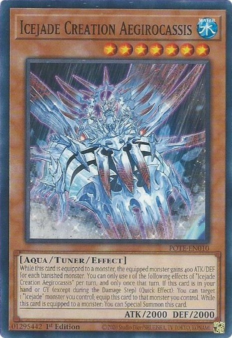 Image for Icejade Creation Aegirocassis (Power of the Elements) (POTE-EN010) - YuGiOh