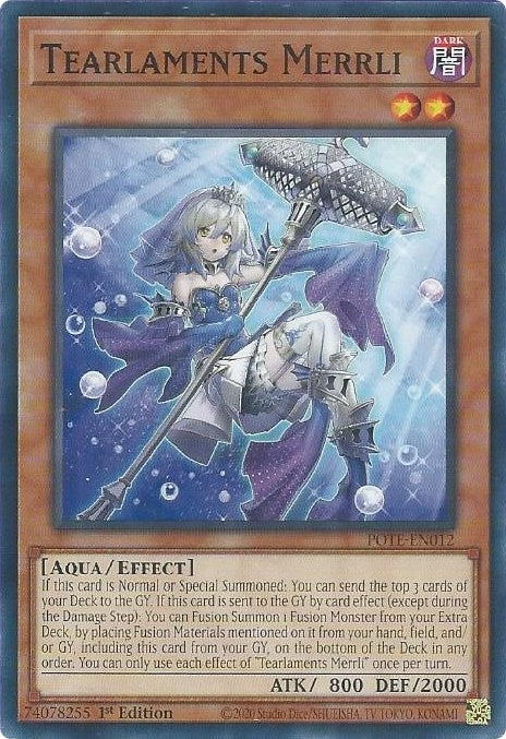 Image for Tearlaments Merrli (Power of the Elements) (POTE-EN012) - YuGiOh