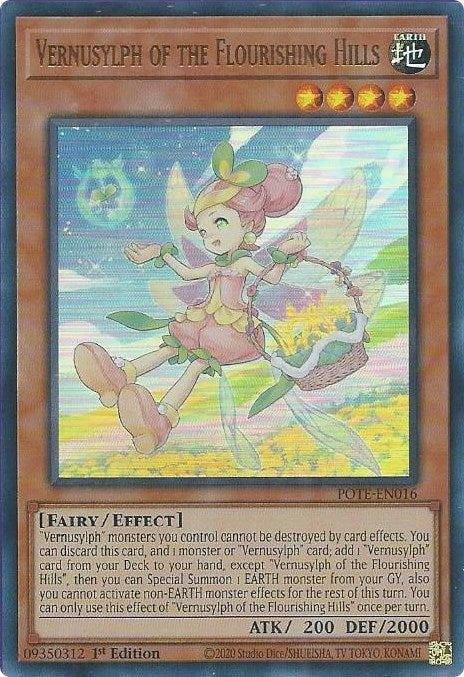 Image for Vernusylph of the Flourishing Hills (Power of the Elements) (POTE-EN016) - YuGiOh