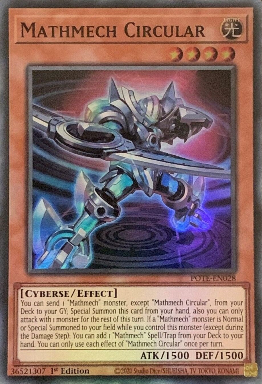 Image for Mathmech Circular (Power of the Elements) (POTE-EN028) - YuGiOh