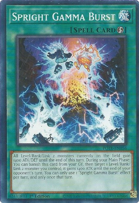 Image for Spright Gamma Burst (Power of the Elements) (POTE-EN056) - YuGiOh