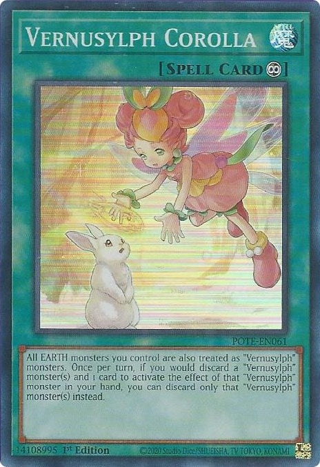 Image for Vernusylph Corolla (Power of the Elements) (POTE-EN061) - YuGiOh