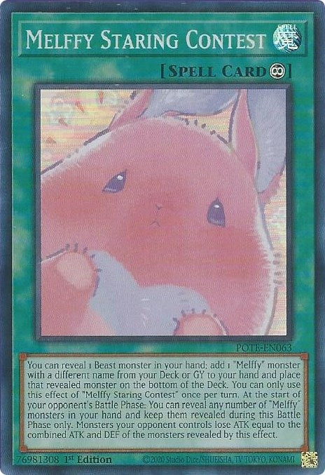 Image for Melffy Staring Contest (Power of the Elements) (POTE-EN063) - YuGiOh