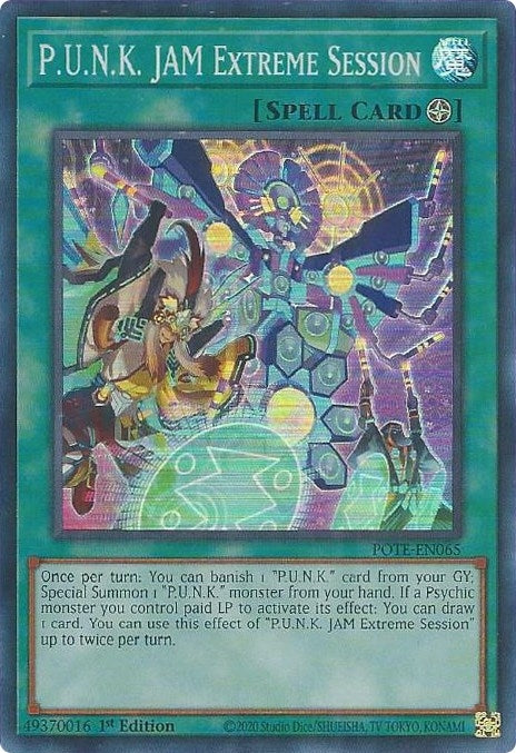 Image for P.U.N.K. JAM Extreme Session (Power of the Elements) (POTE-EN065) - YuGiOh
