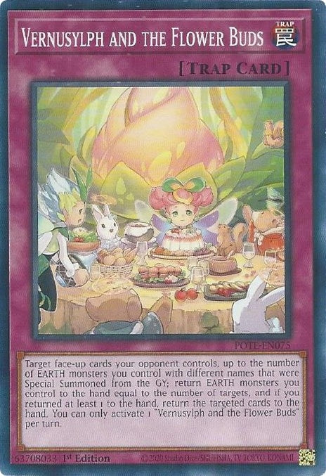 Image for Vernusylph and the Flower Buds (Power of the Elements) (POTE-EN075) - YuGiOh