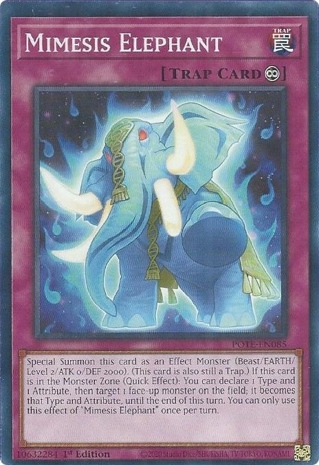 Image for Mimesis Elephant (Power of the Elements) (POTE-EN085) - YuGiOh
