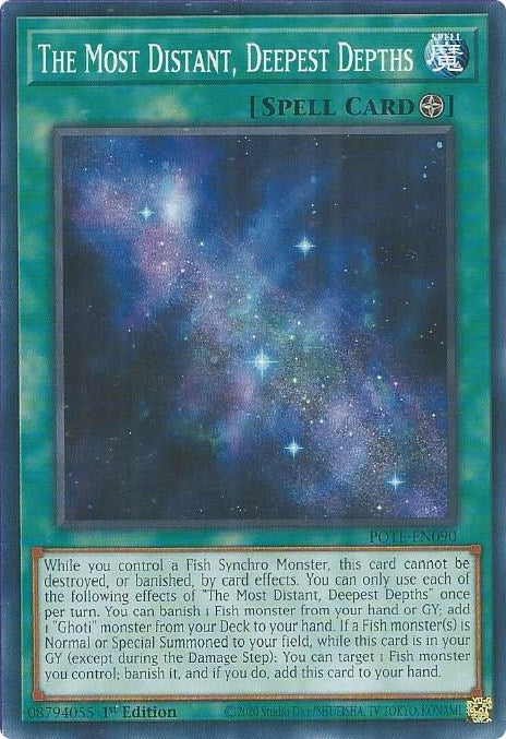 Image for The Most Distant, Deepest Depths (Power of the Elements) (POTE-EN090) - YuGiOh