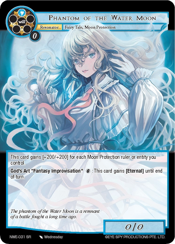 Image for Phantom of the Water Moon (A New World Emerges) (NWE-031 SR) - Force of Will