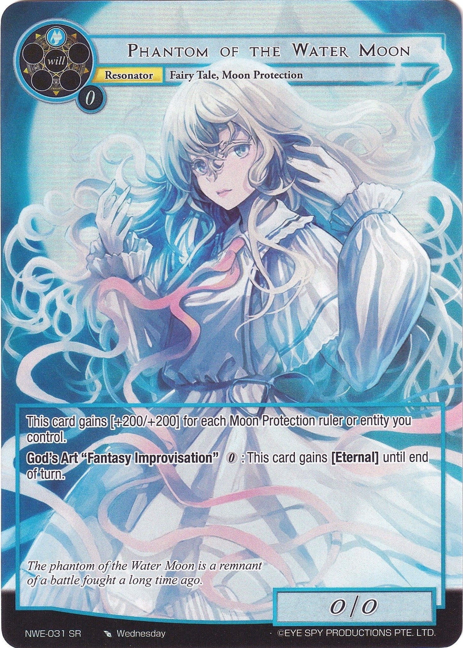 Image for Phantom of the Water Moon (Full Art) (A New World Emerges) (NWE-031 SR) - Force of Will
