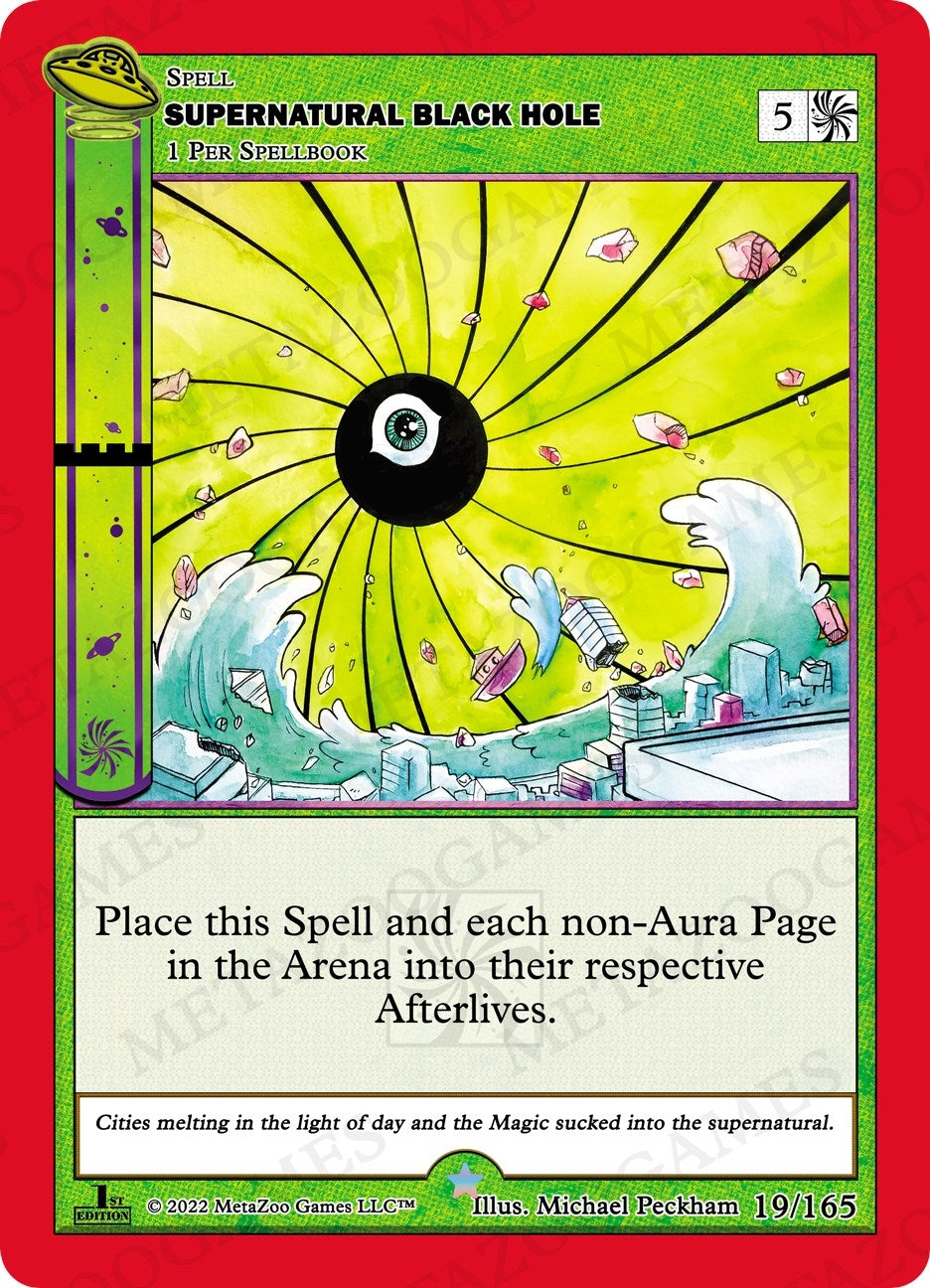 Image for Supernatural Black Hole (UFO: First Edition) (019/165) - MetaZoo
