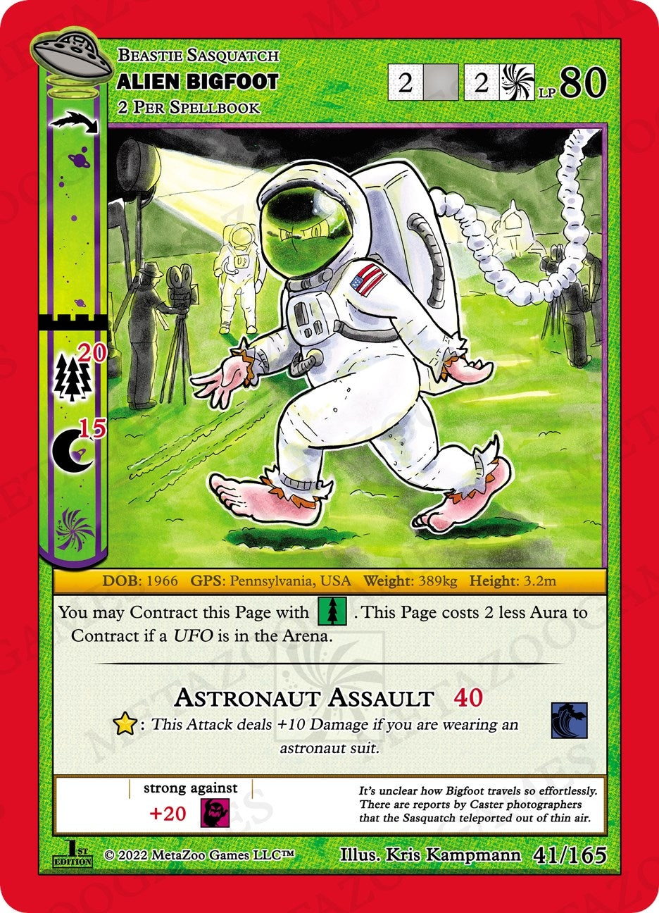 Image for Alien Bigfoot (UFO: First Edition) (041/165) - MetaZoo