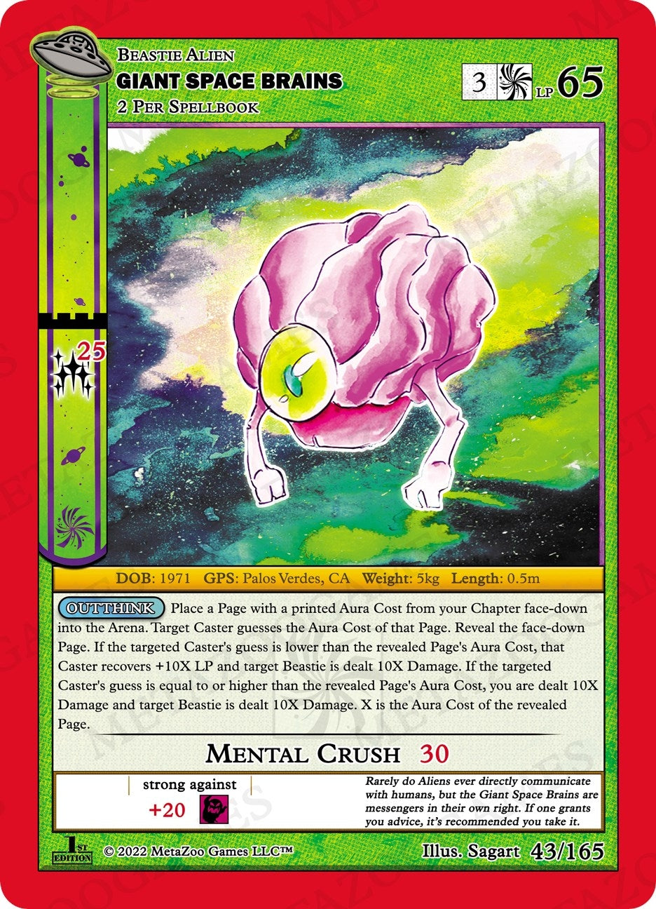 Image for Giant Space Brains (UFO: First Edition) (043/165) - MetaZoo