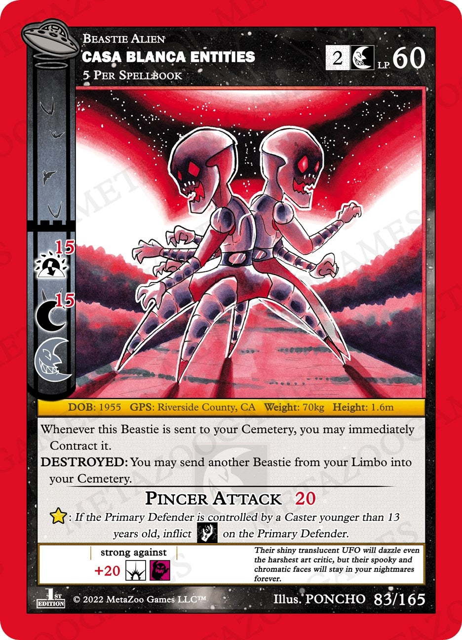 Image for Casa Blanca Entities (UFO: First Edition) (083/165) - MetaZoo
