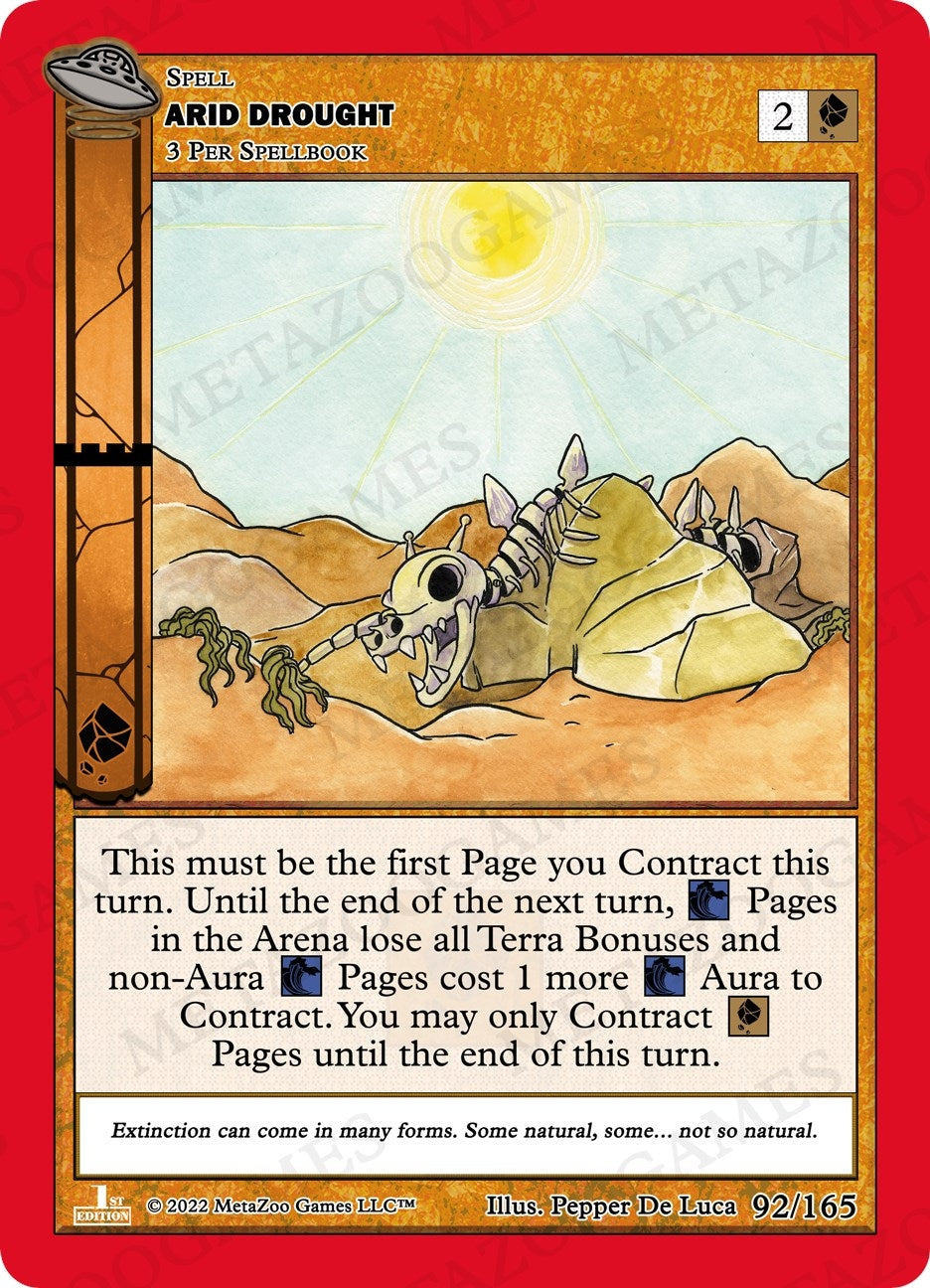 Image for Arid Drought (UFO: First Edition) (092/165) - MetaZoo