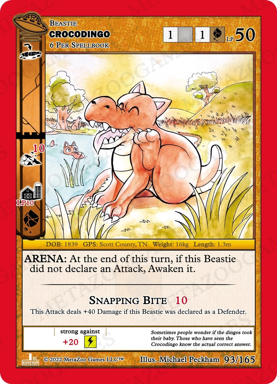 Image for Crocodingo (UFO: First Edition) (093/165) - MetaZoo