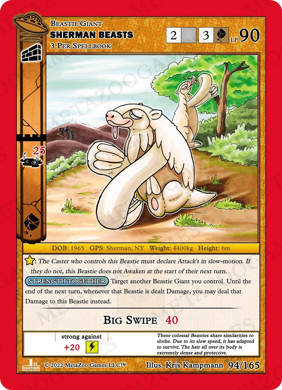 Image for Sherman Beasts (UFO: First Edition) (094/165) - MetaZoo