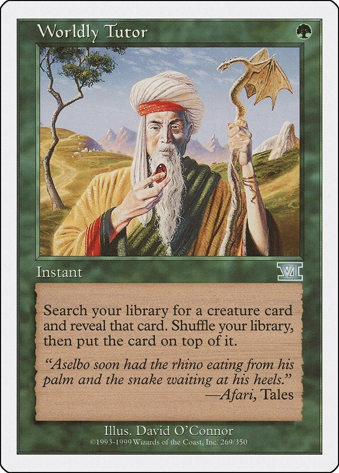 Image for Worldly Tutor (Classic Sixth Edition) (269) - Magic: The Gathering