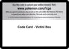 Image for Code Card - Victini Box - Pokemon